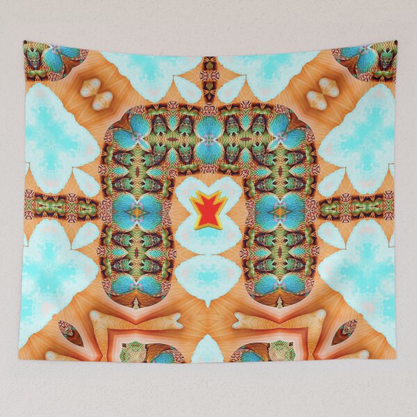 Item preview, HARMONIOUS COCKTAIL OF ARUBA SHELLFISH - UNFORGETTABLE ARUBA SOUVENIRS - ARUBA ISLAND PARADISE ABSTRACT GEOMETRIC PAINTING - ARUBA ABSTRACT FLAG INSPIRATION - ARUBA ONE HAPPY ISLAND. designed and sold by Ralek.