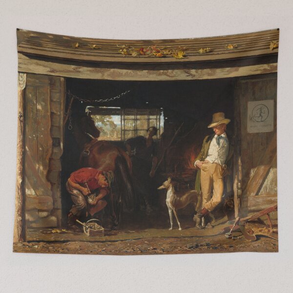 Item preview, Leisure and Labor | Frank Blackwell Mayer | 1858 Farm Life Art designed and sold by CJET.