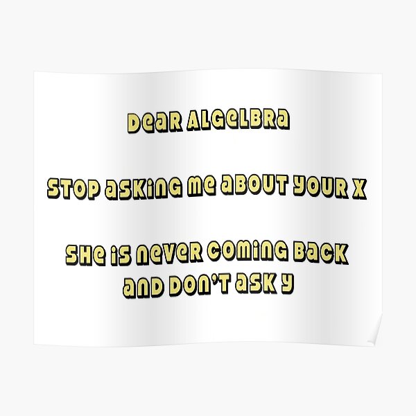 Dear Al! Poster