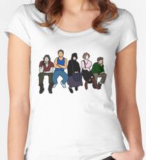 Der Frühstücks-Club Tailliertes Rundhals-Shirt