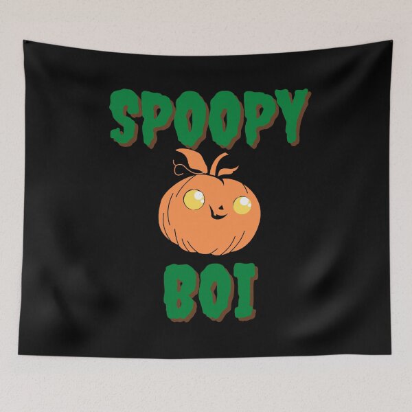 Aperçu de l'œuvre Citrouille mignonne Spoopy Boi Jack-O-Lantern créée et vendue par VirtualFaries.