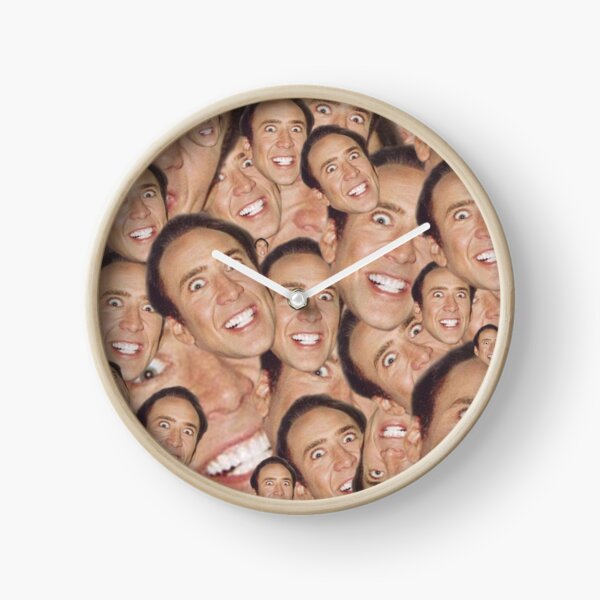 Item preview, Nicolas Cage Face Collage Design designed and sold by shirtfaced.