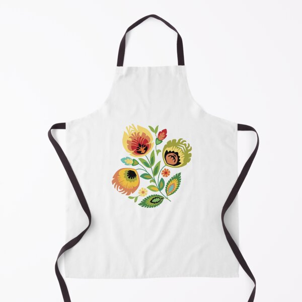 Item preview, Polish Floral Bright Yellow Papercut design designed and sold by Barbara Pixton.