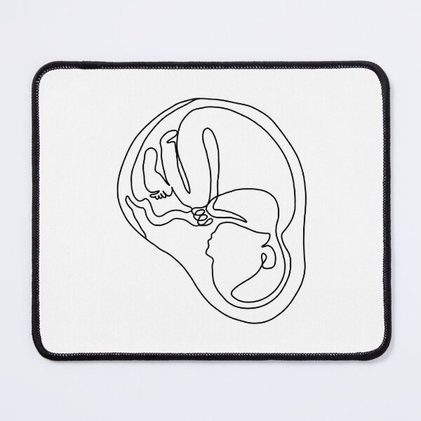 Item preview, Light Fetus Lineart designed and sold by midwifeforlife.