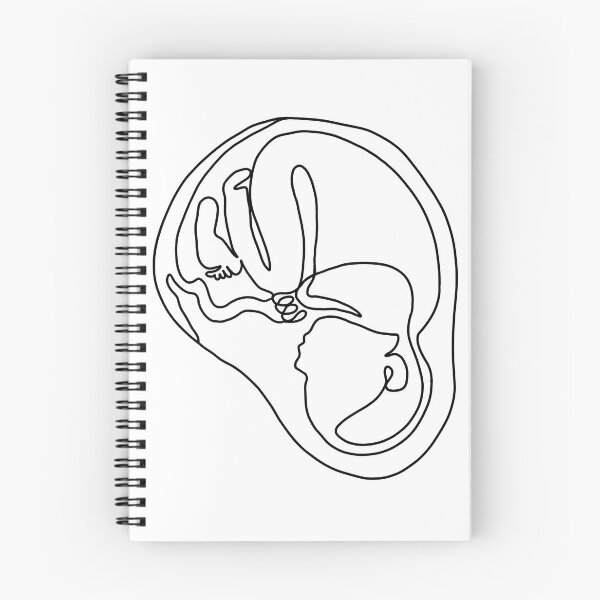 Item preview, Light Fetus Lineart designed and sold by midwifeforlife.