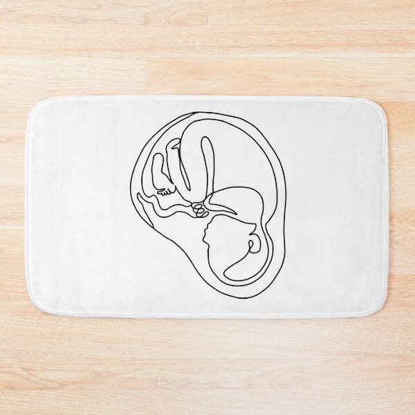 Item preview, Light Fetus Lineart designed and sold by midwifeforlife.