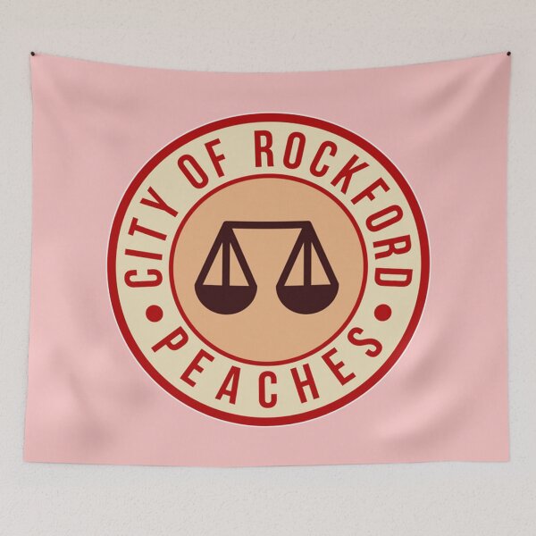 Item preview, A League Of Their Own patch -Vintage Rockford Peaches logo designed and sold by ZXSEAVBNM.