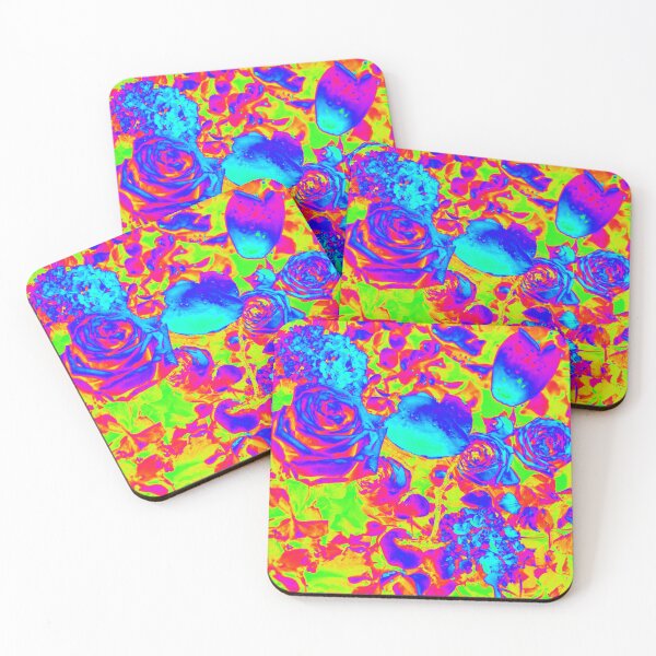Item preview, Psychedelic Vibrant Rainbow Roses designed and sold by essentialimage.