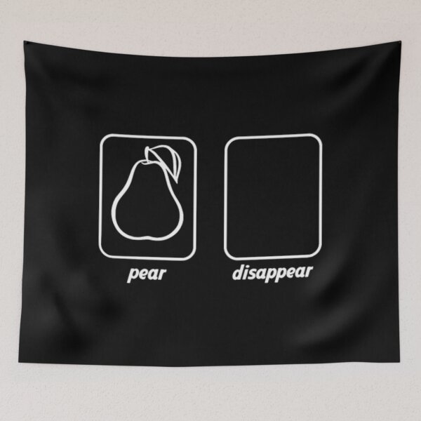 Item preview, Pear Disappear Funny Geek designed and sold by morangekinsuz.