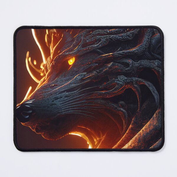 Item preview, Fire lava wolf - Midjourney designed and sold by AI1artist.