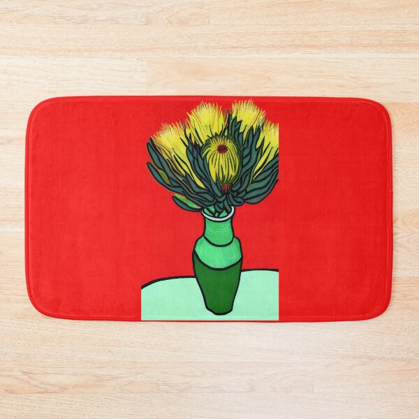 Item preview, Van Gogh protea flowers in a vase (#22) [Create a set!] designed and sold by SolidEarthArt.