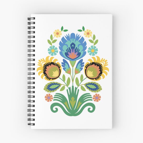 Item preview, Polish Floral Azure Blue Papercut Design designed and sold by Barbara Pixton.