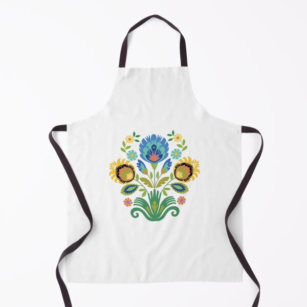 Item preview, Polish Floral Azure Blue Papercut Design designed and sold by Barbara Pixton.