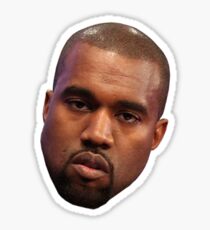 Kanye Face Pattern Design Sticker