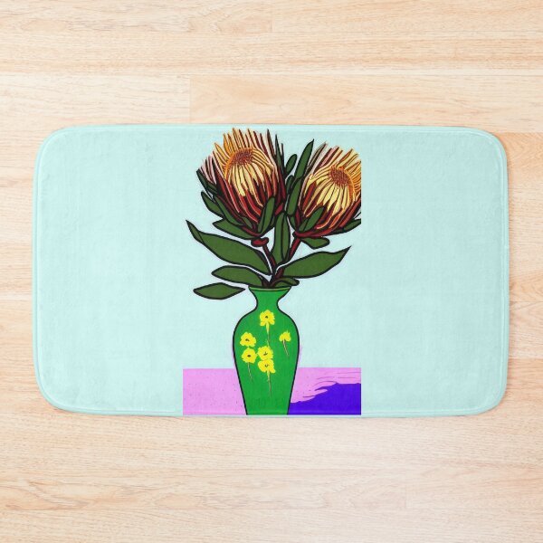 Item preview, Van Gogh protea flowers in a vase (#23) [Create a set!] designed and sold by SolidEarthArt.