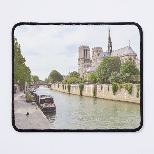 Item preview, Notre-Dame Cathedral in Paris From Bank of the Seine River  designed and sold by CarolinaReina.