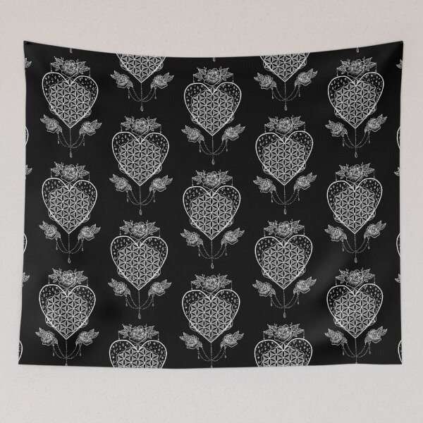 Item preview, Sempiternal Love Heart - White Print designed and sold by georgiamason.