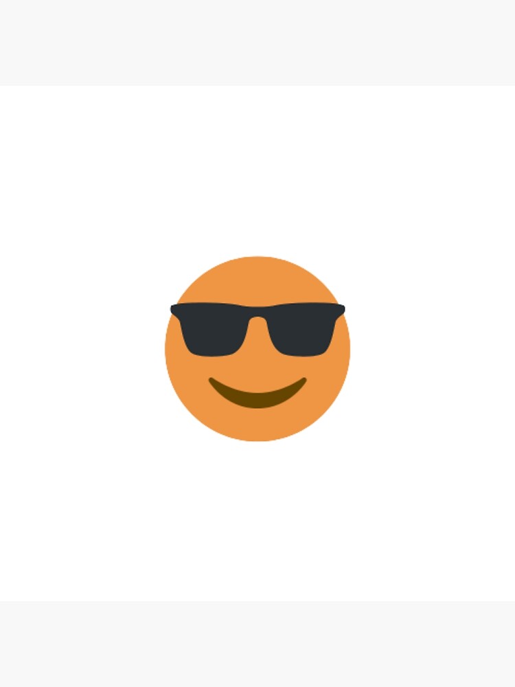 "Glasses emoji" Poster for Sale by emojiss Redbubble