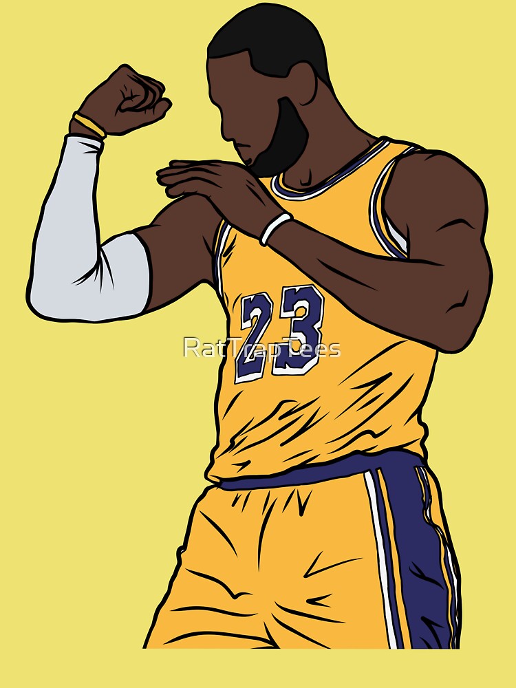 LeBron James The GOAT (Lakers #6) Baby One-Piece for Sale by RatTrapTees