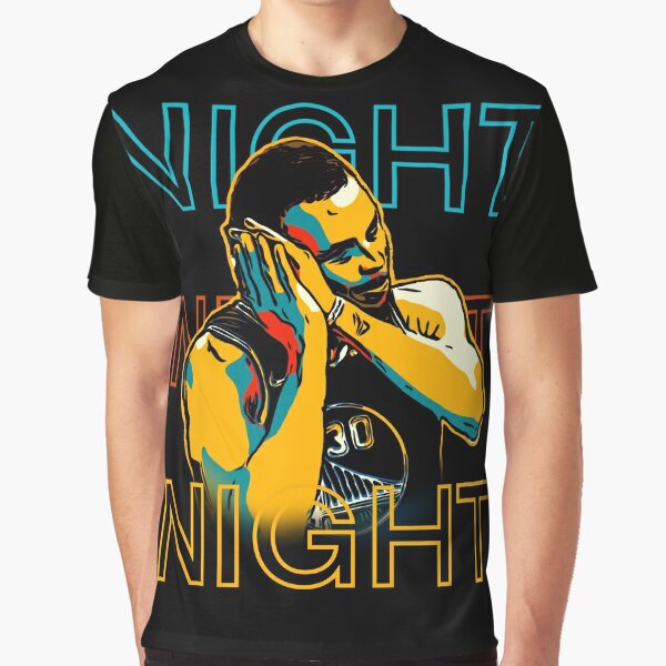 In Steph We Trust Stephen Curry Night Night Vintage White Shirt - Anynee
