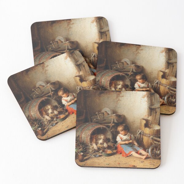 Item preview, Playfellows | Hermann Kern | 1885 Wholesome Family Art designed and sold by CJET.
