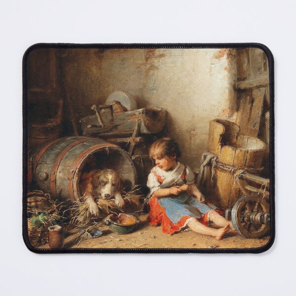 Item preview, Playfellows | Hermann Kern | 1885 Wholesome Family Art designed and sold by CJET.