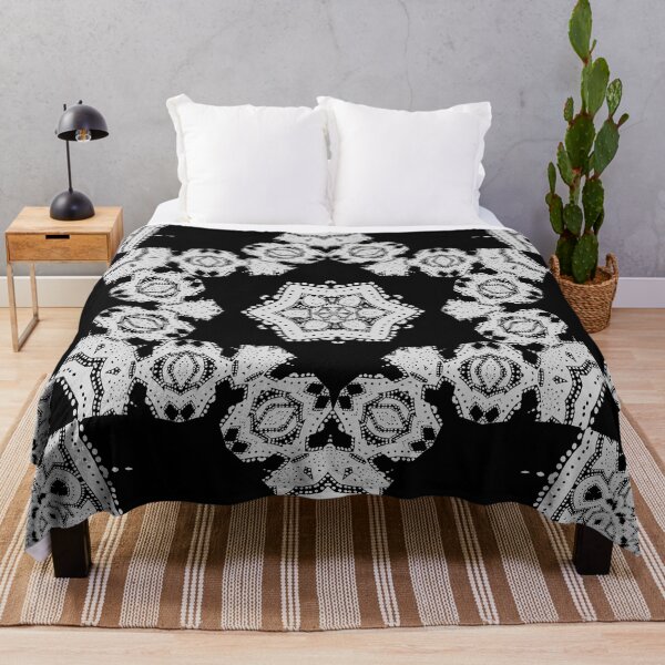 Item preview, Black and White Starshaped Abstract designed and sold by KaSaPo.