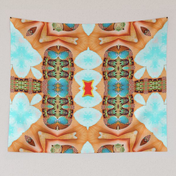 Item preview, HARMONIOUS COCKTAIL OF ARUBA SHELLFISH - UNFORGETTABLE ARUBA SOUVENIRS - ARUBA ISLAND PARADISE ABSTRACT GEOMETRIC PAINTING - ARUBA ABSTRACT FLAG INSPIRATION - ARUBA ONE HAPPY ISLAND. designed and sold by Ralek.