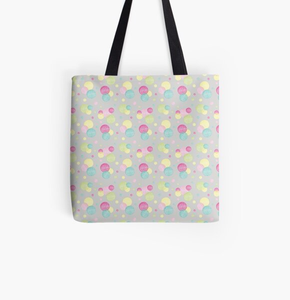 Bubbles All Over Print Tote Bag