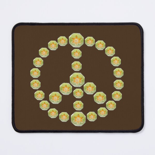 Item preview, Flower Power Peace Sign designed and sold by Roanemermaid.