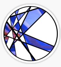 Strange Segments - 80's Panel Burst Sticker