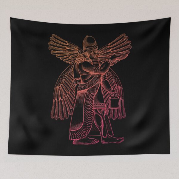 Item preview, Enlil - Ancient Sumerian Artwork Anunnaki Nibiru designed and sold by chatanyaoscay.