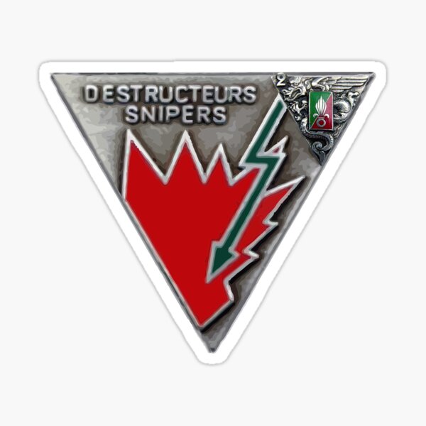 4. Kompanie Scharfschützen-Zerstörer - Französische Fremdenlegion Sticker