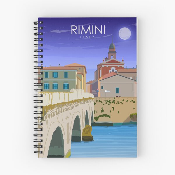 Item preview, Rimini Italy Vintage Minimal Retro Italian Travel Poster designed and sold by Stadify.