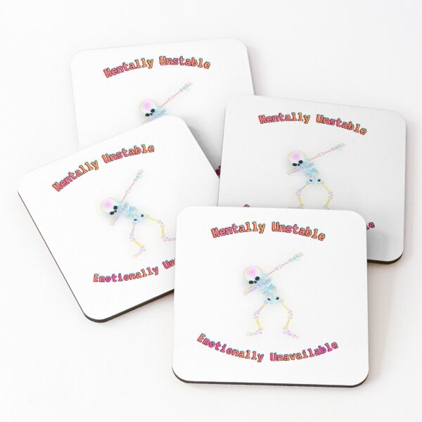 Item preview, Mentally Unstable, Emotionally Unavailable designed and sold by WarblyZombie.