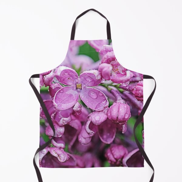 Item preview, Macro Lilac inflorescence of lilac (Syringa) with raindrops on the petals - Cute Floral Gift designed and sold by r-silver.