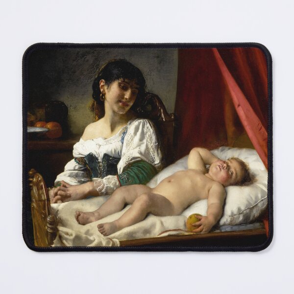 Item preview, Sleep, Baby, Sleep | Leon Basile Perrault | Wholesome Family Art designed and sold by CJET.