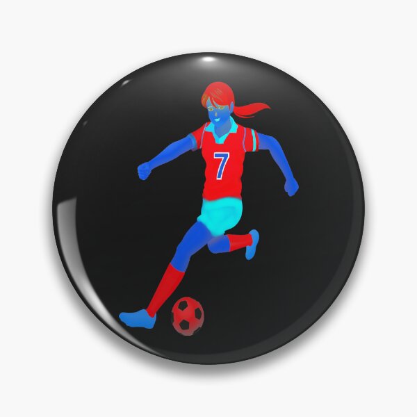 Artikelvorschau, NEON GIRL SOCCER PLAYER entworfen und verkauft von sailorsam1805.