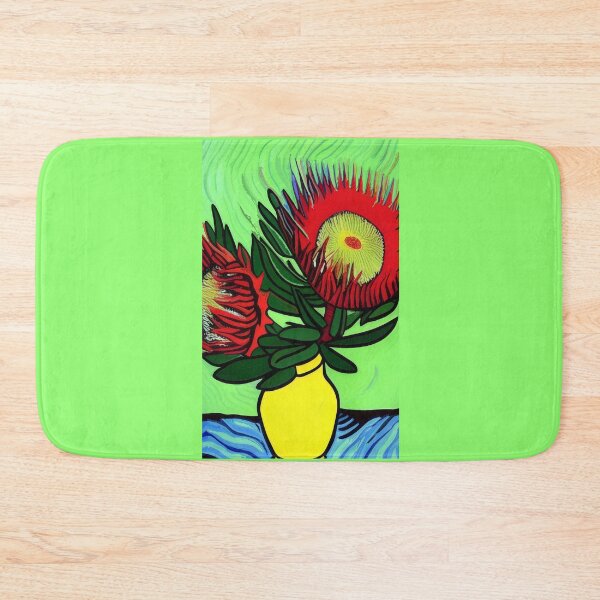 Item preview, Van Gogh protea flowers in a vase (#29) [Create a set!] designed and sold by SolidEarthArt.