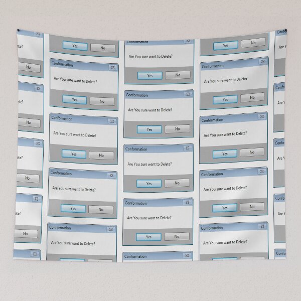 Item preview, 'are you sure you want to delete?' designed and sold by timothybeighton.