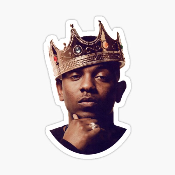 Kendrick Lamar Vinyl Sticker King Crown High Quality HIP HOP West 