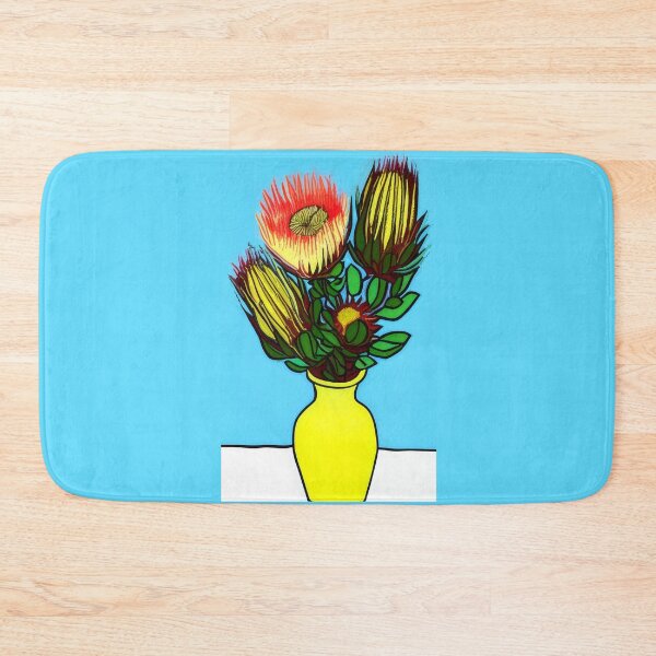 Item preview, Van Gogh protea flowers in a vase (#30) [Create a set!] designed and sold by SolidEarthArt.