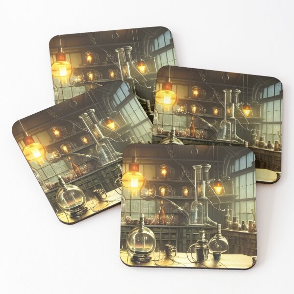 Item preview, Mad Scientist Lab-Warm Lights designed and sold by dabblerscorner.