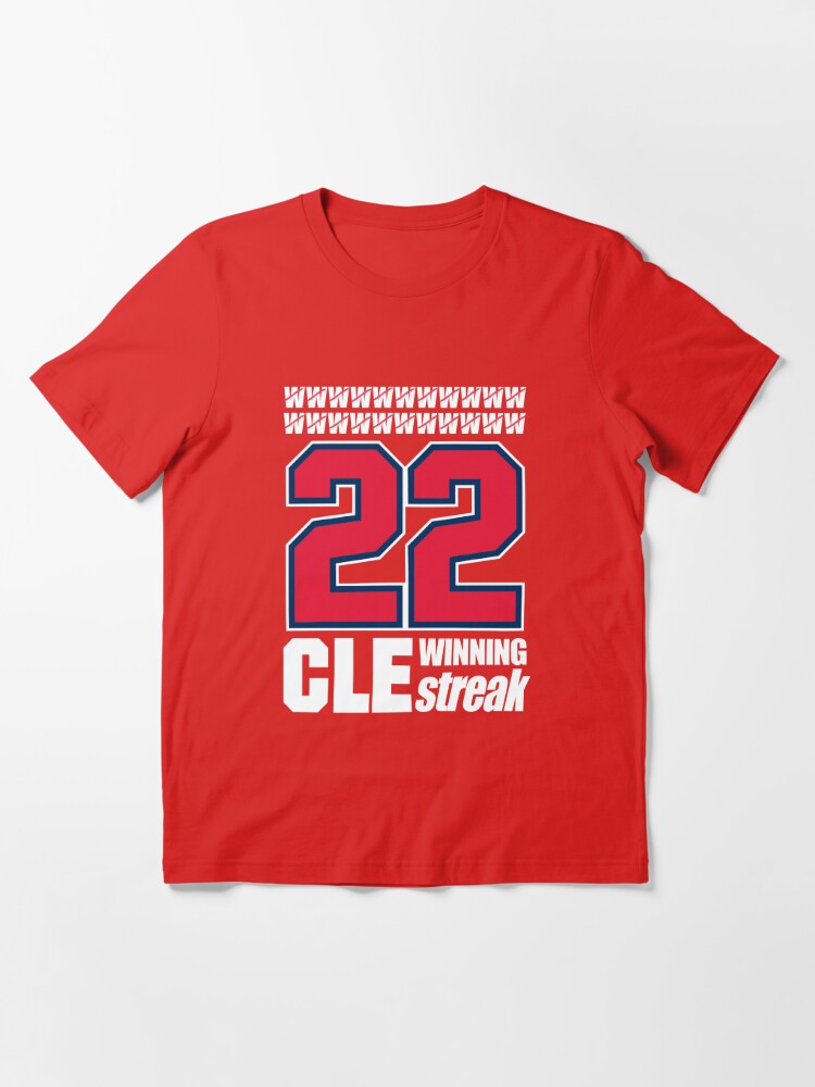 Cleveland Indians Winning Streak T-Shirt - Red