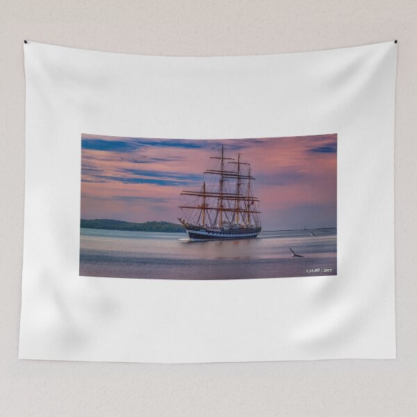 Item preview, Tall Ship Ship at Sunset designed and sold by kenmo.