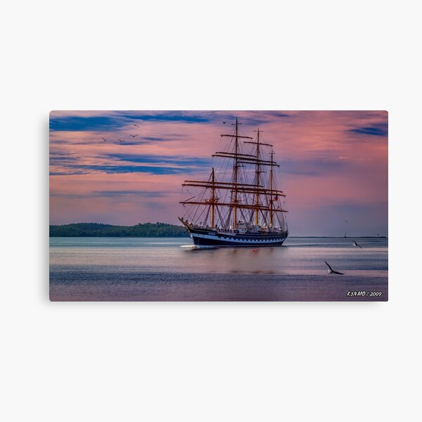 Item preview, Tall Ship Ship at Sunset designed and sold by kenmo.