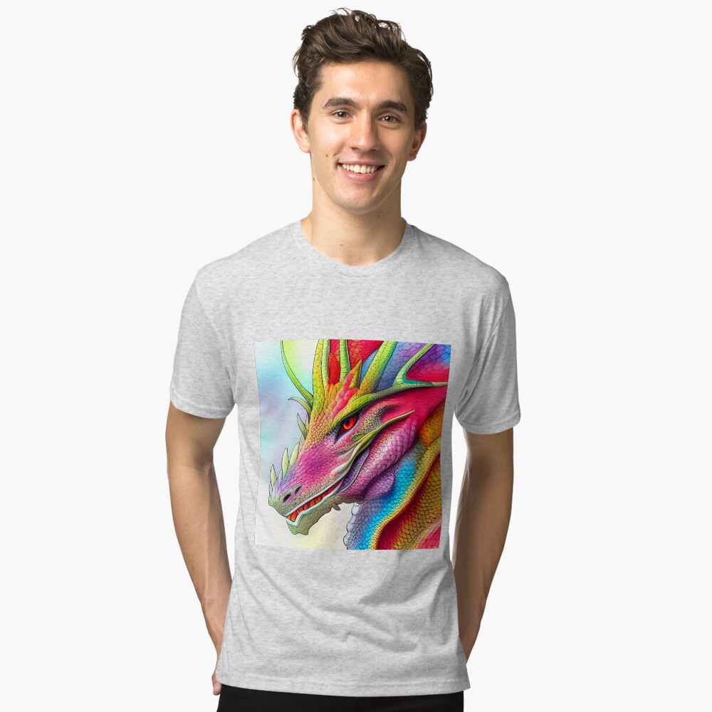 Item preview, Tri-blend T-Shirt designed and sold by dragynrain.