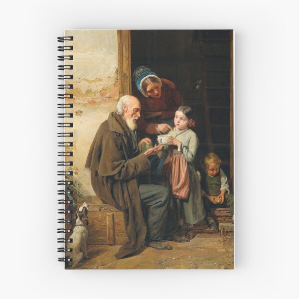Item preview, The Charitable Gift | Ferdinand Georg Waldmuller | 1850 Wholesome Family Art designed and sold by CJET.