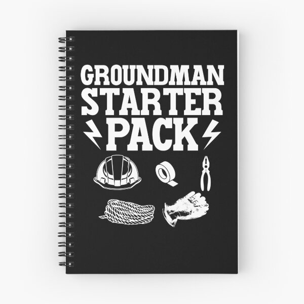 Item preview, Groundman Starter Pack Funny Apprentice Lineman designed and sold by jonawillian.