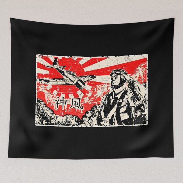 Item preview, Kiyoshi Ogawa Kamikaze Attack - Memorial pacht  -  Grunge Style  designed and sold by pzd501.